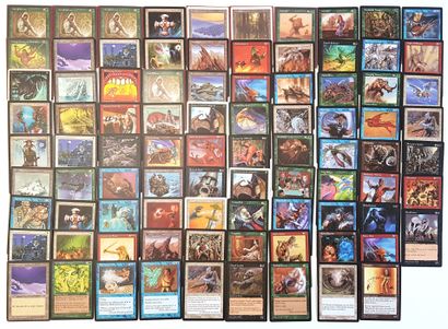 null MAGIC The Gathering playing cards, approx. 88 cards, various illustrators: 
-...
