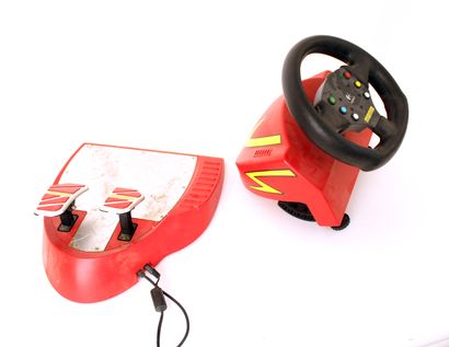 null VIDEO GAMES - MOMO steering wheel and pedalboard from Logitech
As is