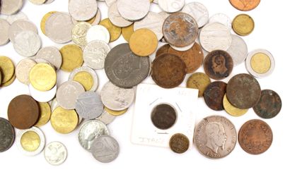null ITALIAN COINS
Approximately 182 coins, some silver, some 18th and 19th century
VG...