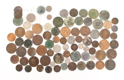 null NAPOLEON III COINS
Approximately 81 coins, some in silver
B to almost illeg...