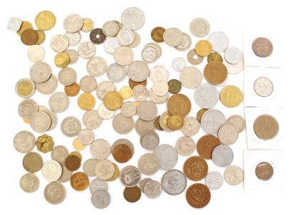 null COINS FROM VARIOUS COUNTRIES, INCLUDING FRENCH COLONIES
About 120 coins
VF to...