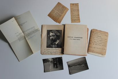 Gustave CHARPENTIER (1860 - 1956) Archive set including:

- Gustave Charpentier et...