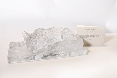 BACCARAT THE FROG

Sculpture in Baccarat crystal.

Limited edition and signed.

H_7,5...