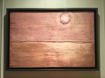 Paul LIVERNOIS (1948) 
"Sunset". 

Mixed media on panel. 

Signed at the bottom....