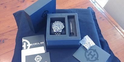 HELM VANUATU 
Rare diver's watch water resistant to 300m, automatic movement Seiko...