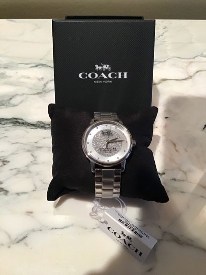null Coach New York 

Unisex watch with silver dial 

Movement Japan 

Brand new...