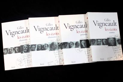 null GILLES VIGNEAULT 

Les Écrits, Éditions Boréal

- Chansons 1 

- Chansons 2

-...