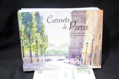 null Lot de 6 ouvrages artistiques aux Éditions Les heures bleues : 

- Carnets de...