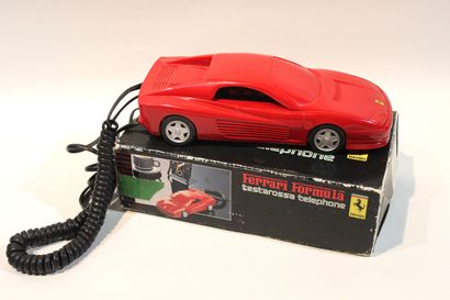 null Vintage Ferrari phone, 1980s, original box.