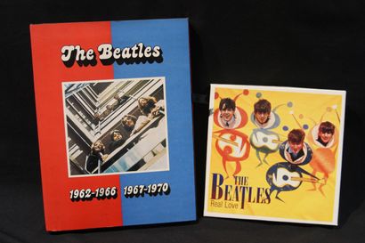 null BEATLES 
Two complete boxed sets with CDs. 
Authentic promotional items. 
Brand...