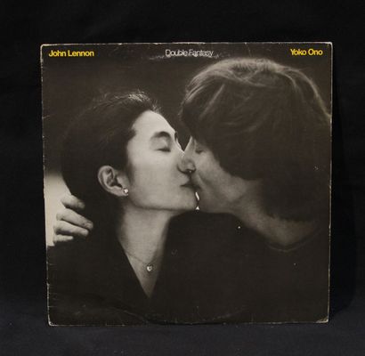 null BEATLES 
John Lennon & Yoko Ono Double Fantasy vinyl album, Geffen Records -...