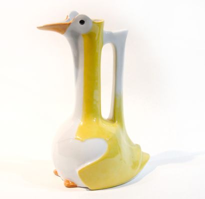 null Edouard Marcel SANDOZ (1880-1971) for Théodore HAVILAND 
Yellow and white enameled...