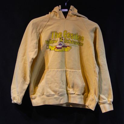 null BEATLES 
Cotton hooded tracksuit, large size, Yellow Submarine colors. 
Authentic...