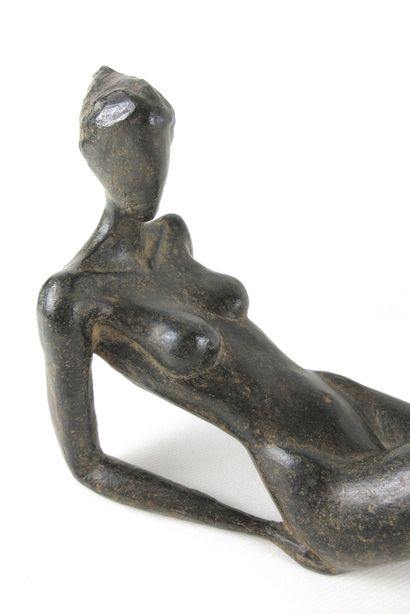 null Sylvie MANGAUD LASSEIGNE (1961), édition limitée. Sculpture en bronze, "Indice...