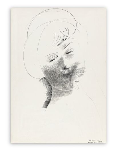 EMILIO GRECO (1913-1995) - Senza Titolo, 1962 Chine sur papier
68x48,5 cm
Signature,... Gazette Drouot