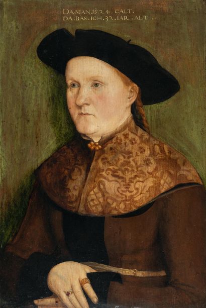 Barthel Beham Barthel Beham (1502 Nuremberg - Bologna 1540) - Portrait of a 32-year-old... Gazette Drouot