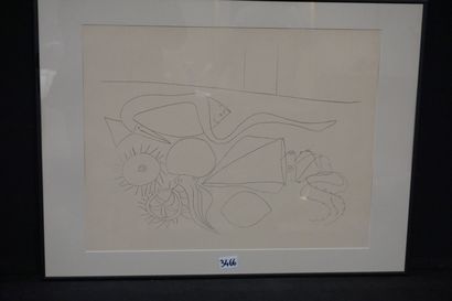 PABLO PICASSO (1881 - 1973) Series engraving after a work by Pablo Picasso - 47 x... Gazette Drouot
