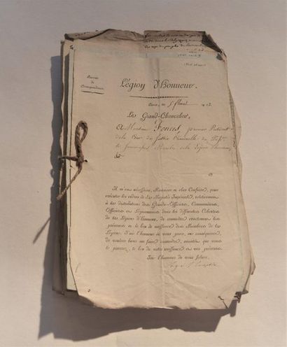null (C) 23 documents: Comte Bernard Germain Lacépède. Document relatif aux pièces...