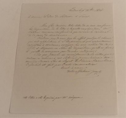 null Joseph Bonaparte au Duc de Padoue.

Copie de lettre adressée au Duc de Padoue...
