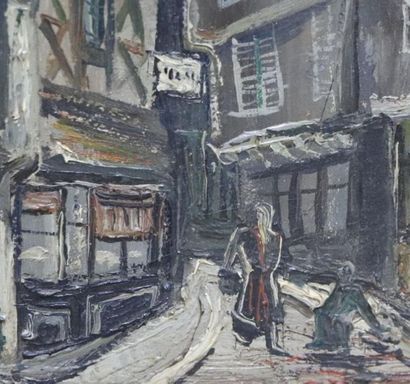 null Marcel LEPRIN (1891-1933).

Vue du village.

Huile sur toile.

Signée en bas...