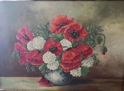 null W. Seychburfh? 

Bunch of poppies 

Oil on canvas signed lower right.

49 x...