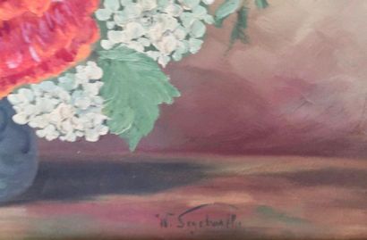 null W. Seychburfh? 

Bunch of poppies 

Oil on canvas signed lower right.

49 x...