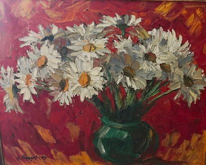 null R. Robert

Bouquet of daisies

Oil on canvas signed and dated 59 lower right...