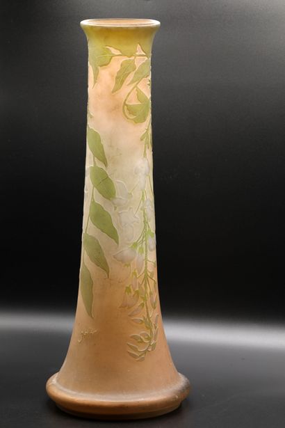  EMILE GALLÉ (1846-1904)
Grand vase à large...