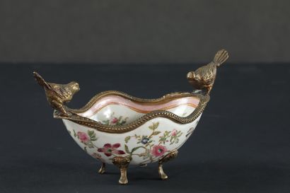  BIRD CUTTING, circa 1850
Porcelain with...