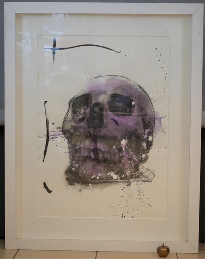 null PHILIPPE PASQUA (FRA/ BORN 1965)

Vanity (mauve skull)

Acrylic and ink on silk-screened...
