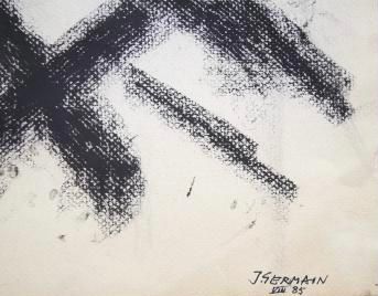 null Jacques GERMAIN (FRA 1915-2001)

Composition, 1985

Fusain sur papier signé...