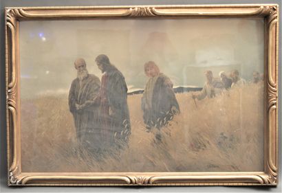 null D’après Johannes Raphaël WEHLE (1848-1936). Jésus et ses apôtres.

Reproduction...