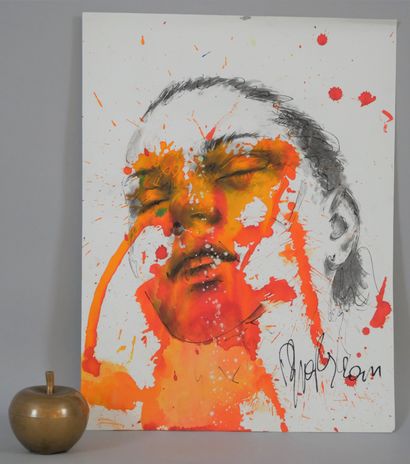 null PHILIPPE PASQUA (FRA/ BORN IN 1965)

Constance (Face of an orange woman)

Acrylic...