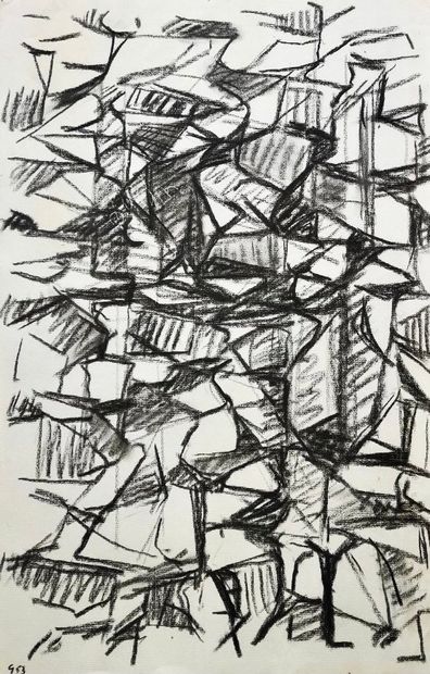 null Jacques GERMAIN (FRA 1915-2001)

Composition, 1953

Charcoal on paper monogrammed...