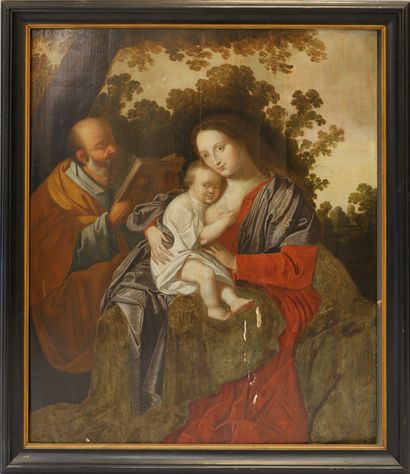 null Flemish school of the mid 17th century

The Holy Family

Oil on panel, composed...