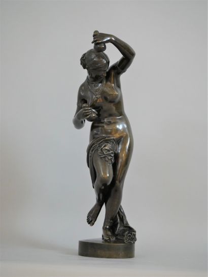 James PRADIER (1790-1852) Nude dancer with...