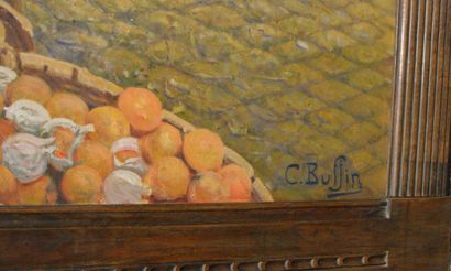 null 
Carlos BUFFIN (1871-1926). Le marché flamand. Huile sur toile. 137 x 212 cm.

Cadre...