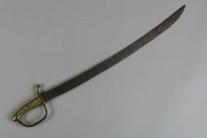 null Lighter sword. 	Brass mounting type AN 9 with a branch of guard and inverted...