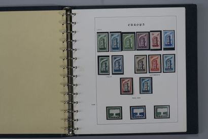 null Collection de timbres, essentiellement Belgique et France, neuf et oblitérés,...