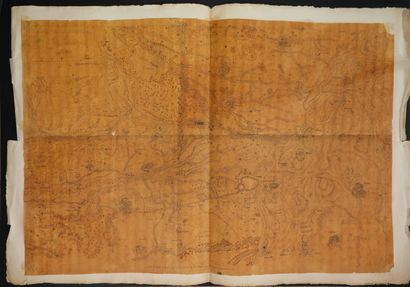 null Carte militaire manuscrite des environs de Turin.

Commandée par le Comte Marc-Pierre...