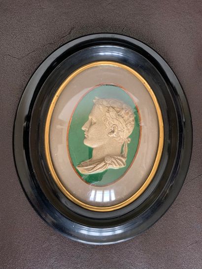 null Profil de l’Empereur Napoléon 1 er

Plâtre en bas-relief figurant l’Empereur...