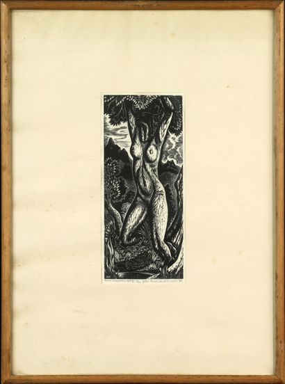 null JOHN BUCKLAND-WRIGHT (NZL-GBR/

1897-1954)

Metamorphosis no. 2 (Standing bather...