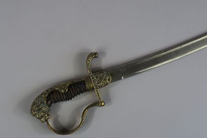 German officer's saber. 	Blücher type bronze...