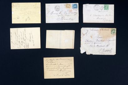 null Collection of whole, new stamps, 1st day, 19th century mails, and postal marks,...