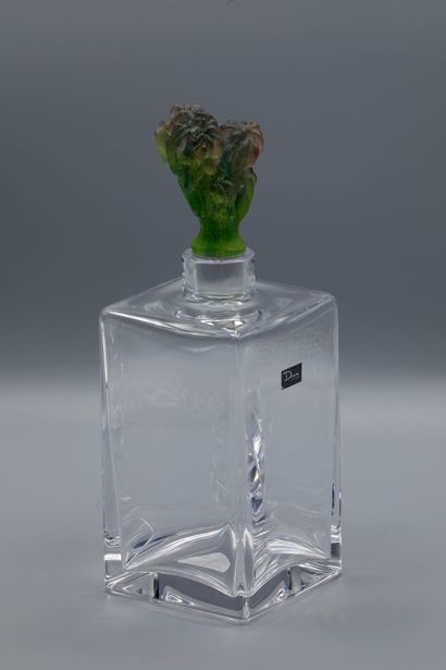 null DAUM, Cactus collection One whisky decanter 241-01075 H: 26cm