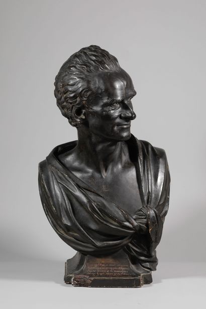 null D’après Augustin Pajou (1730-1809)

Portrait, en buste, du sculpteur Jean-Baptiste...