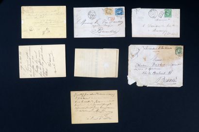 null Collection of whole, new stamps, 1st day, 19th century mails, and postal marks,...