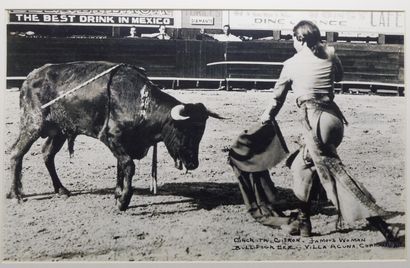 null Photographie annotée « CONCHITA CITRON / famous woman / bullfighter. Villa Acuna...
