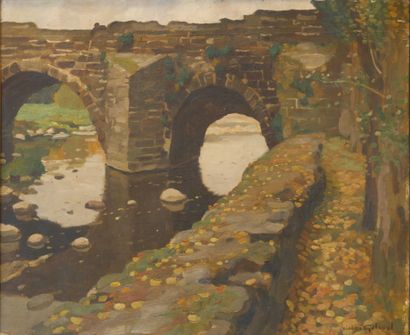 null Victor GILSOUL (1867-1939)

« Vieux pont Le Puy »

Huile sur panneau encadrée.

Signée...