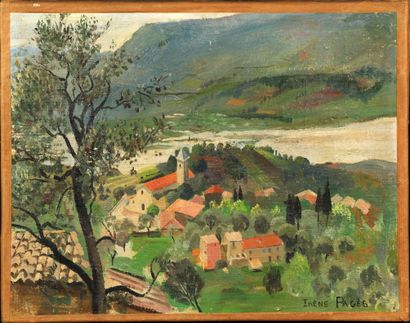 null IRÈNE PAGÈS (FRA/ NÉE EN 1934)

Vue de Castagniers en Provence

huile sur toile

signée...